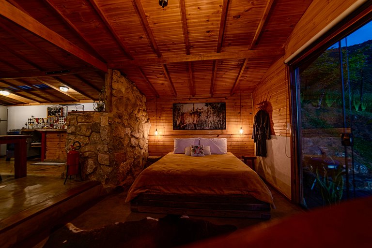 Cabana Lobo Guará - com banheira de hidromassagem