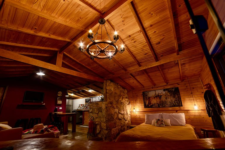 Cabana Lobo Guará - com banheira de hidromassagem