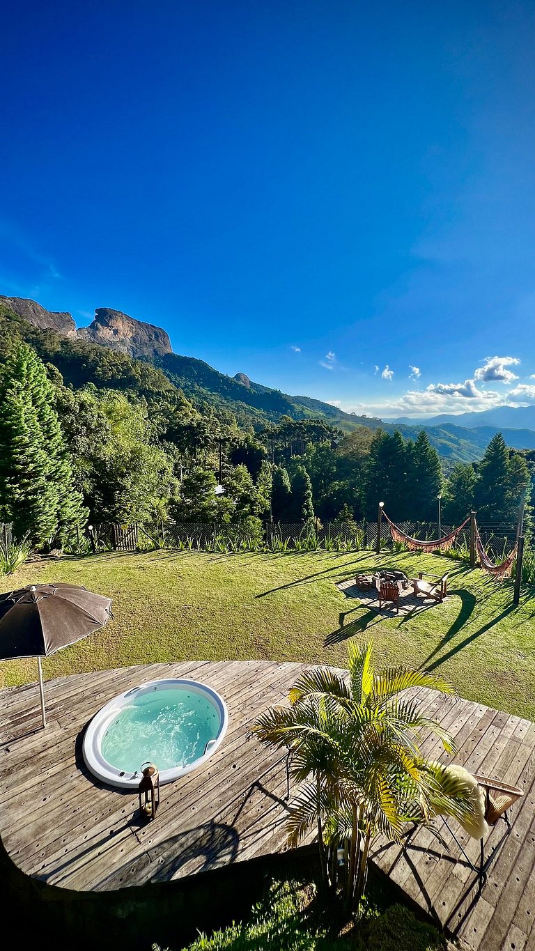 Cabana Lobo Guará - com banheira de hidromassagem