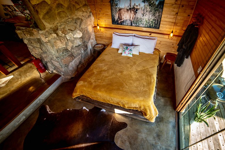 Cabana Lobo Guará - com banheira de hidromassagem