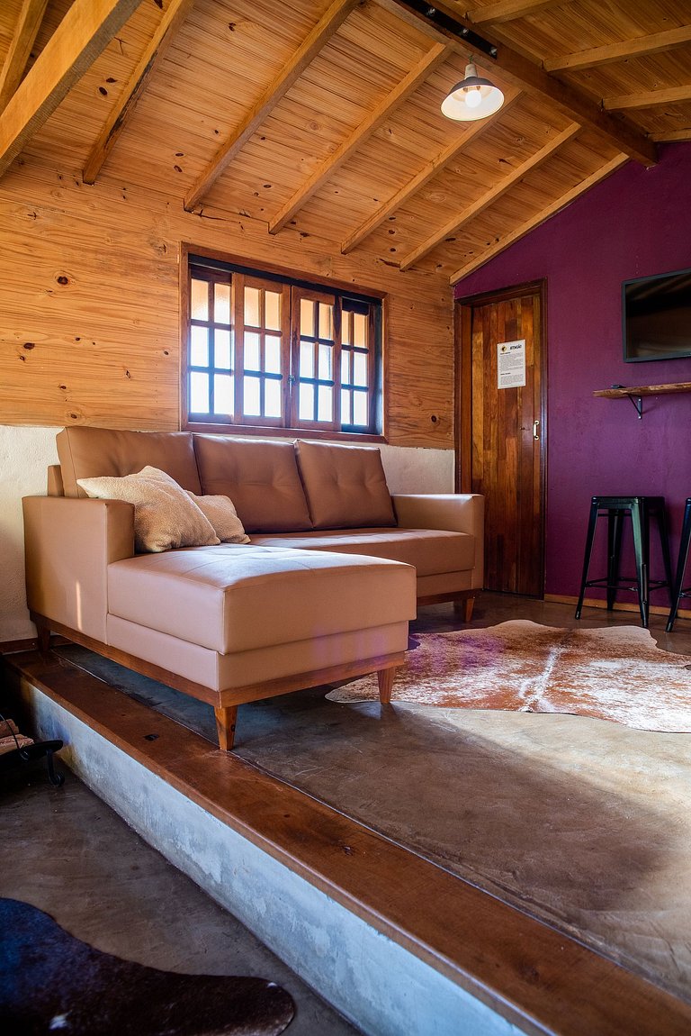 Cabana Lobo Guará - com banheira de hidromassagem