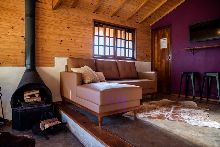 Cabana Lobo Guará - com banheira de hidromassagem