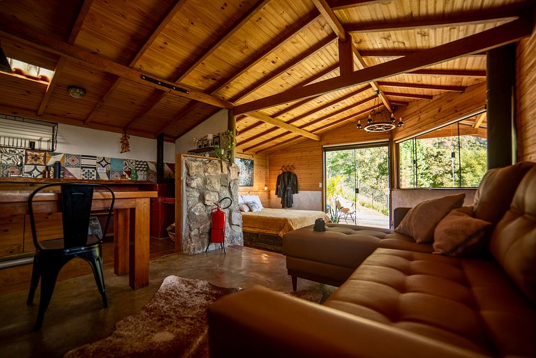 Cabana Lobo Guará - com banheira de hidromassagem