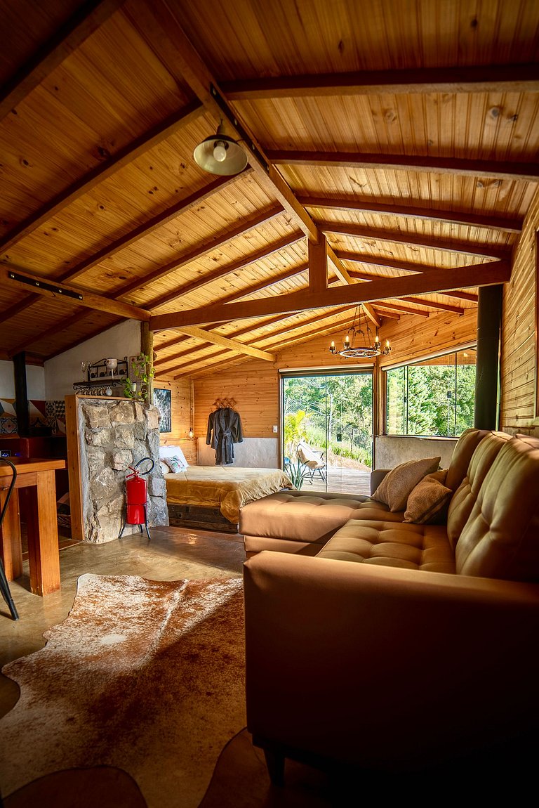 Cabana Lobo Guará - com banheira de hidromassagem