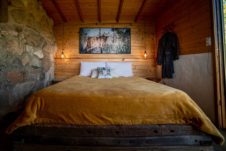 Cabana Lobo Guará - com banheira de hidromassagem