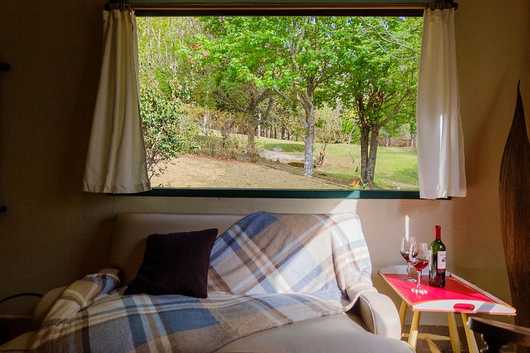 Cabana Catuaí - banheira hidromassagem e piscina