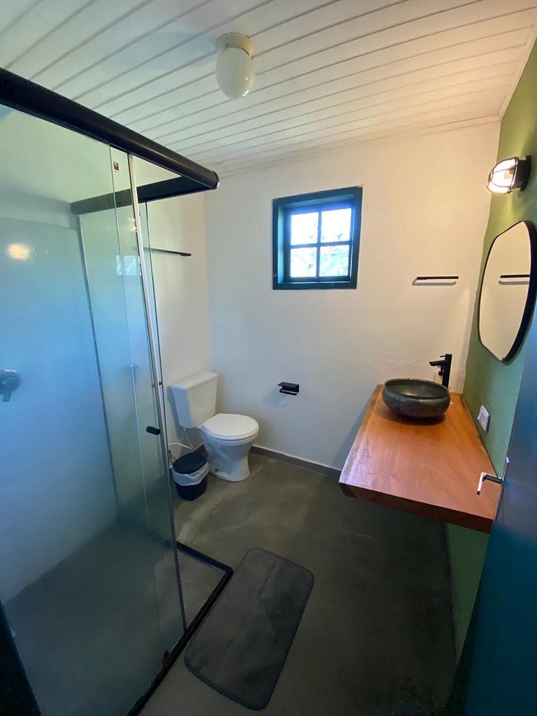 Cabana Catuaí - banheira hidromassagem e piscina