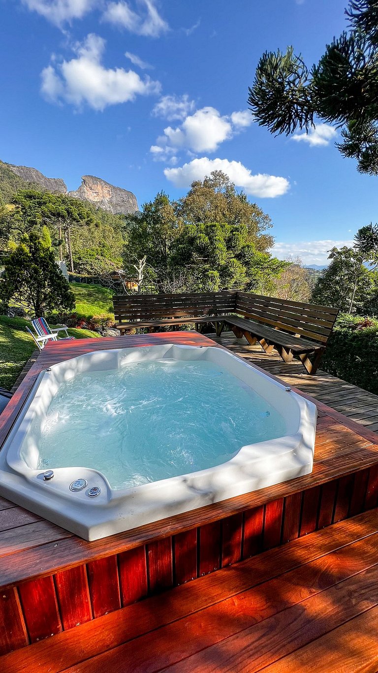 Chalé São Bernardo - com banheira de hidromassagem