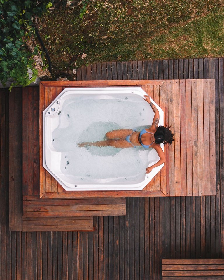 Chalé São Bernardo - com banheira de hidromassagem