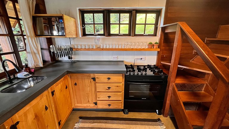 Chalé São Bernardo - com banheira de hidromassagem